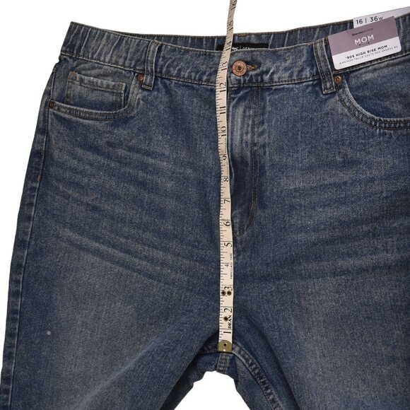 NWT Bluenotes 90's High Rise Mom Jean Size 16 - Picture 10 of 12